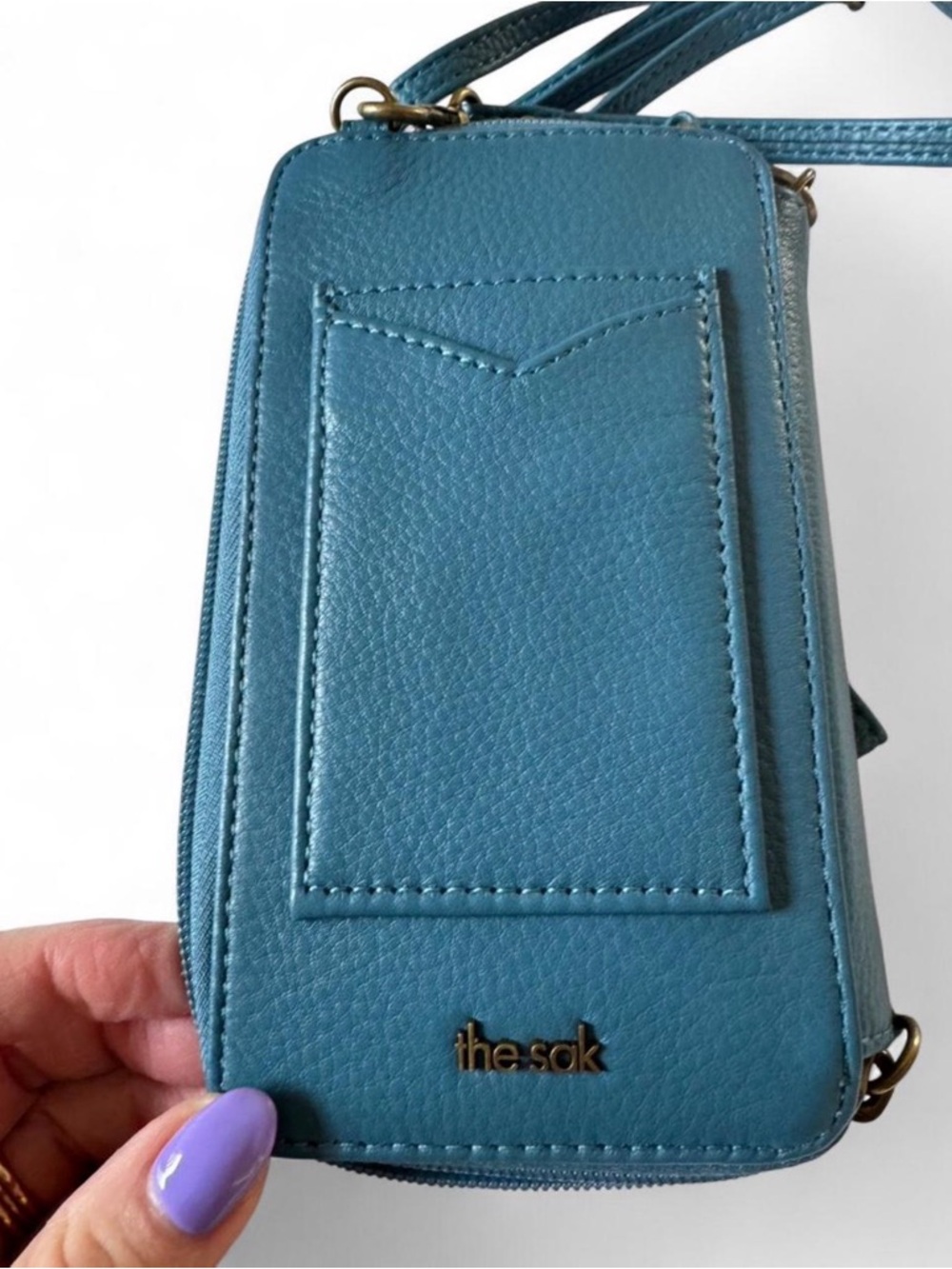 THE SAK Silverlake Leather Smartphone Wallet, Wristlet or Crossbody Bag - Picture 5 of 10